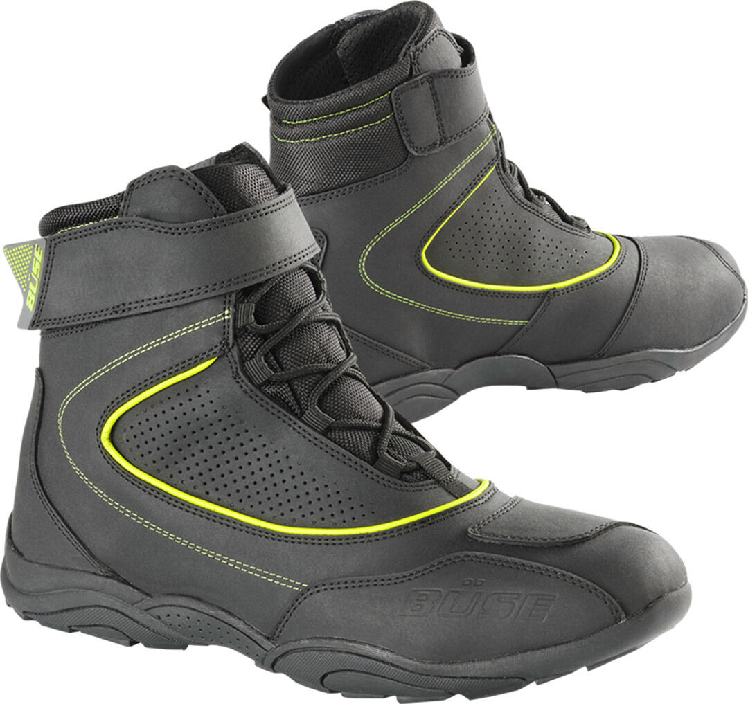 Büse B57 Chaussures de moto Noir Jaune taille : 40 Büse B57 Chaussures de moto Noir Jaune taille : 40