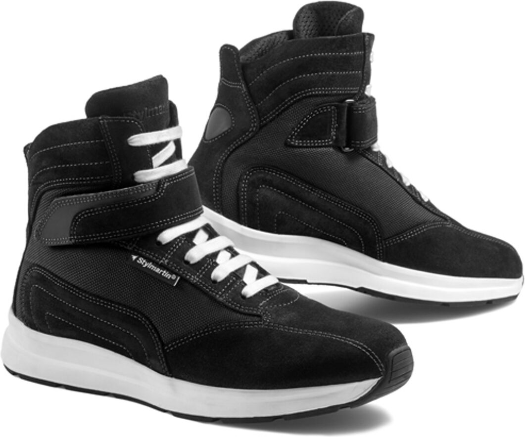 Stylmartin Audax Chaussures de moto Noir Blanc taille : 41 Stylmartin Audax Chaussures de moto Noir Blanc taille : 41