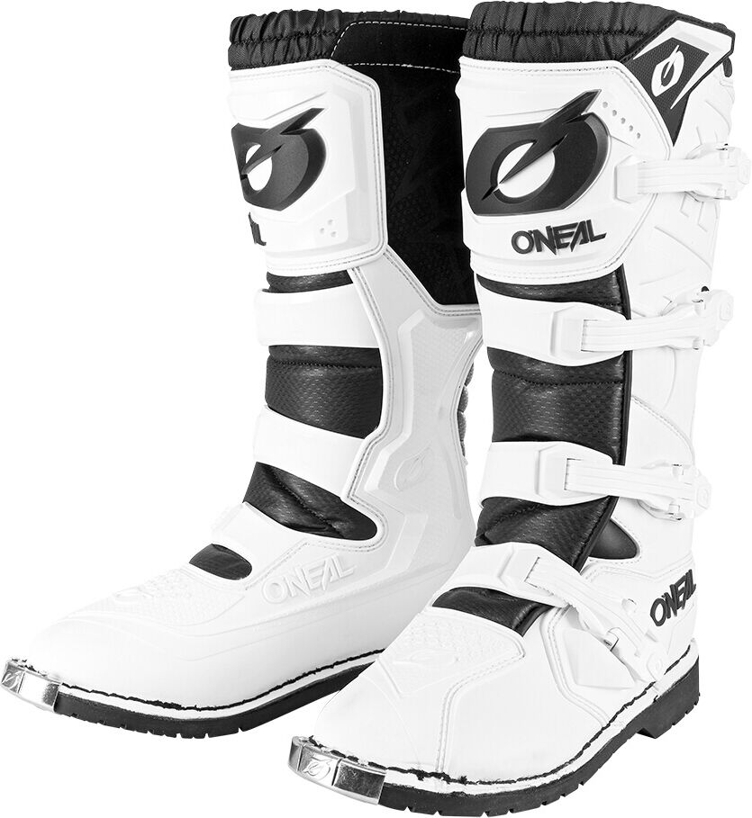 Oneal Rider Pro Bottes motocross Blanc taille : 47 Oneal Rider Pro Bottes motocross Blanc taille : 47
