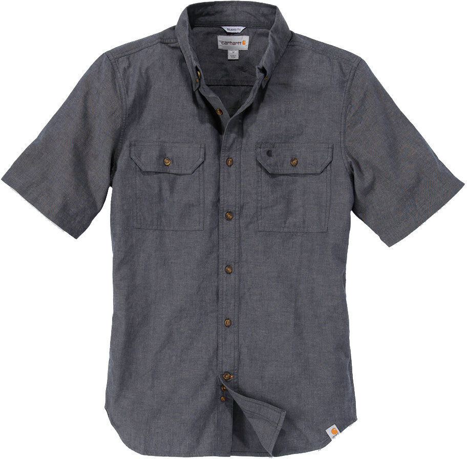Carhartt Fort Solid Chemise à manches courtes Gris taille : M Carhartt Fort Solid Chemise à manches courtes Gris taille : M