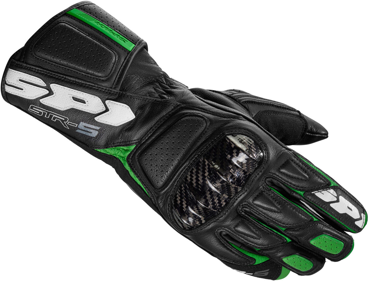 Spidi STR-5 Gants Noir Vert taille : M Spidi STR-5 Gants Noir Vert taille : M
