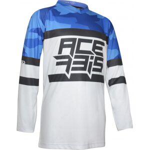 Acerbis Skyhigh Maillot Motocross enfants Gris Bleu taille : S - Publicité