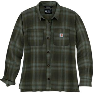 Carhartt Midweight Flannel Chemise pour dames Vert taille XS