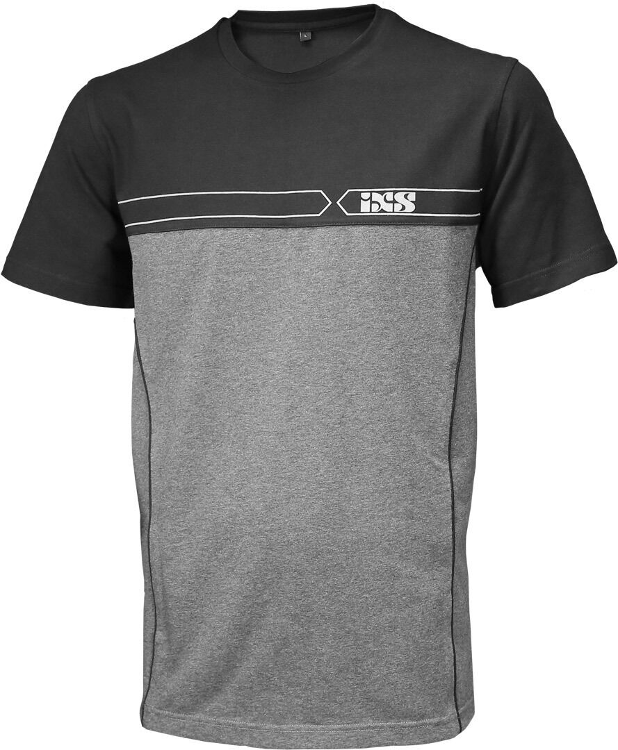 IXS Team T-Shirt Noir Gris taille : S