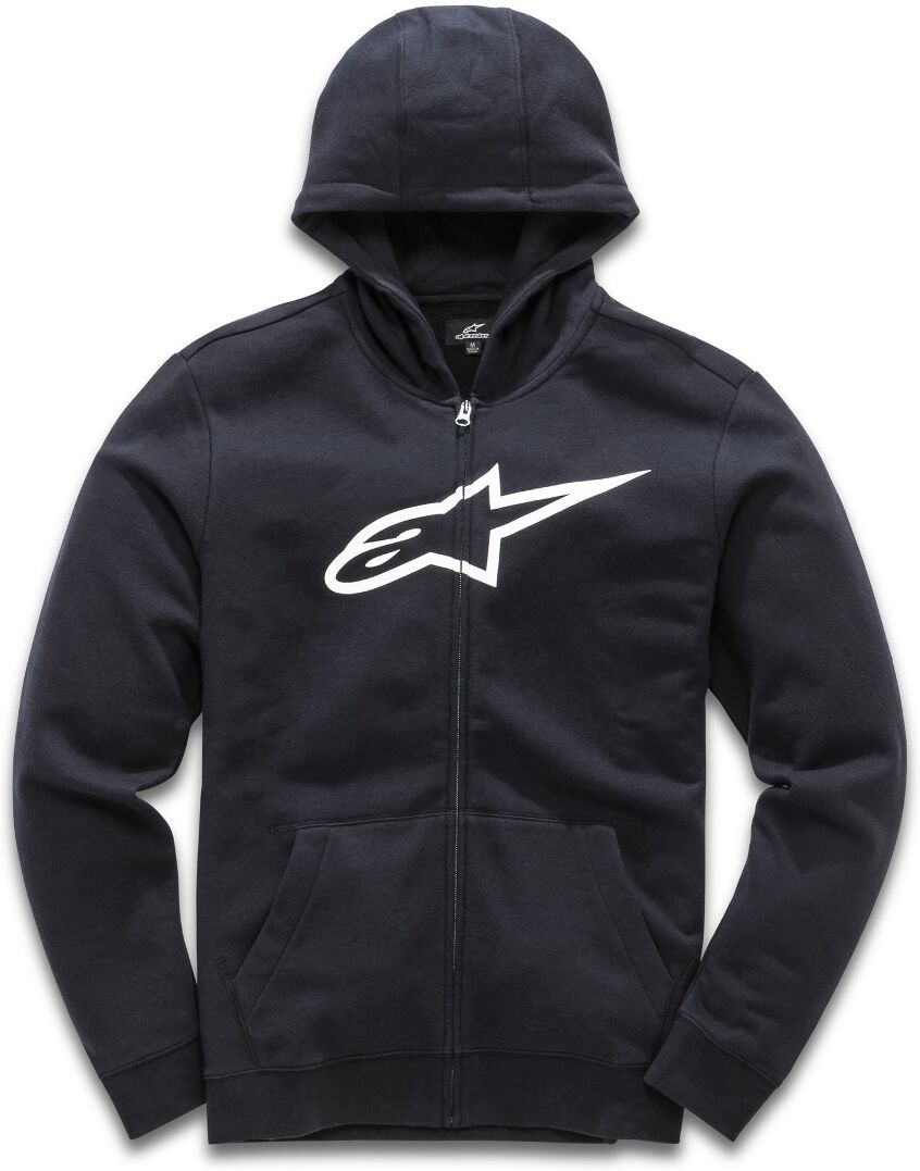 Alpinestars Ageless Fleece Kids Hoodie Noir Blanc taille : M Alpinestars Ageless Fleece Kids Hoodie Noir Blanc taille : M