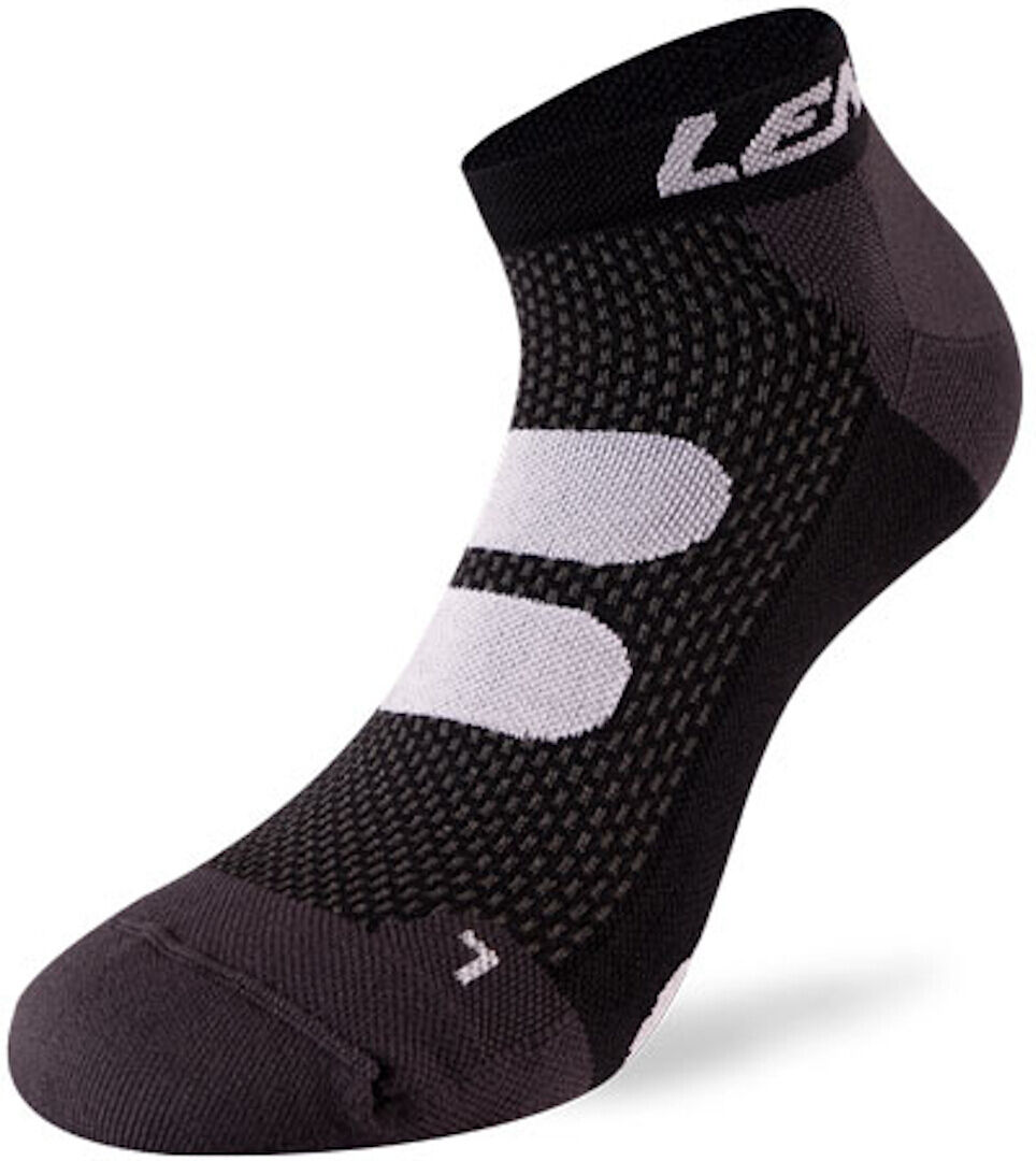 Lenz 5.0 Short Chaussettes de compression Noir Gris taille : 45 46 47