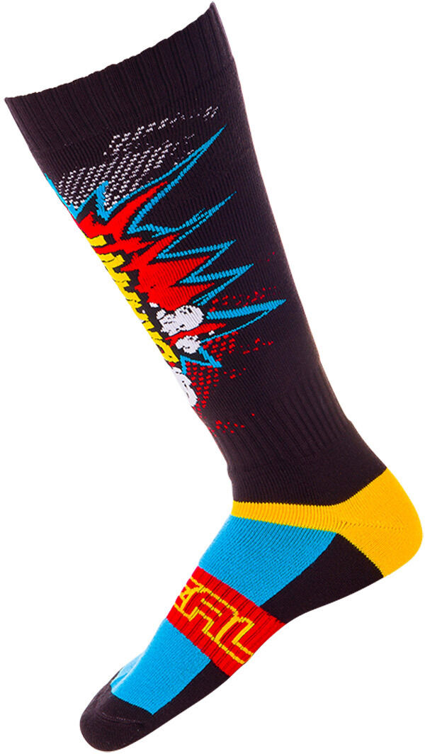 Oneal O'Neal Pro MX Braaapp Chaussettes de motocross Noir Rouge Jaune taille :