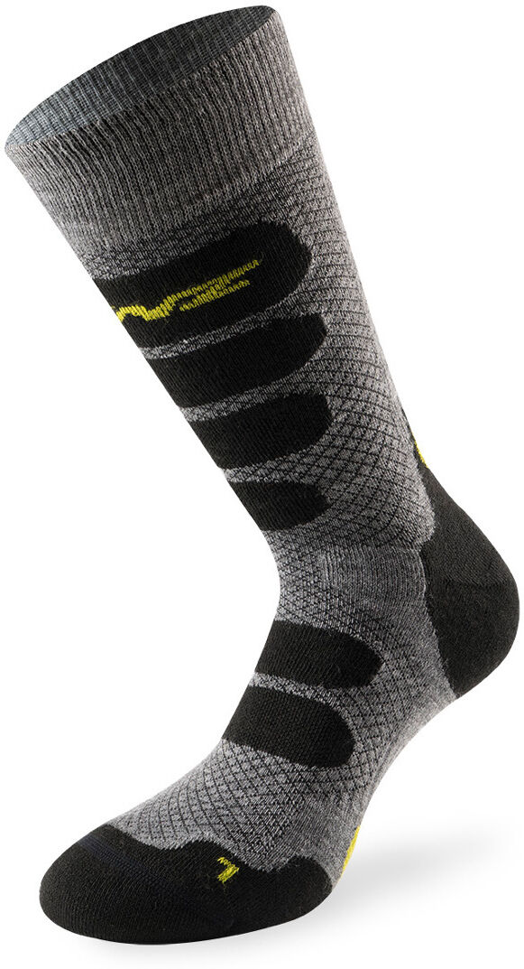 Lenz X Country 2.0 Chaussettes Noir Gris taille : 35 36 37 38