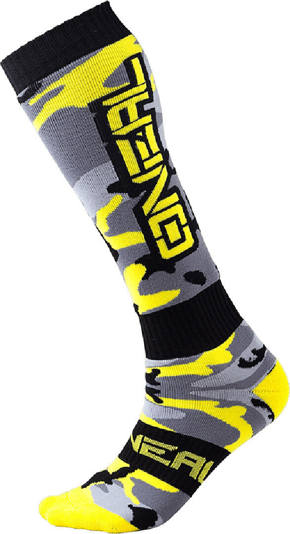 Oneal O'Neal Pro MX Hunter Chaussettes de motocross Noir Jaune Argent taille :