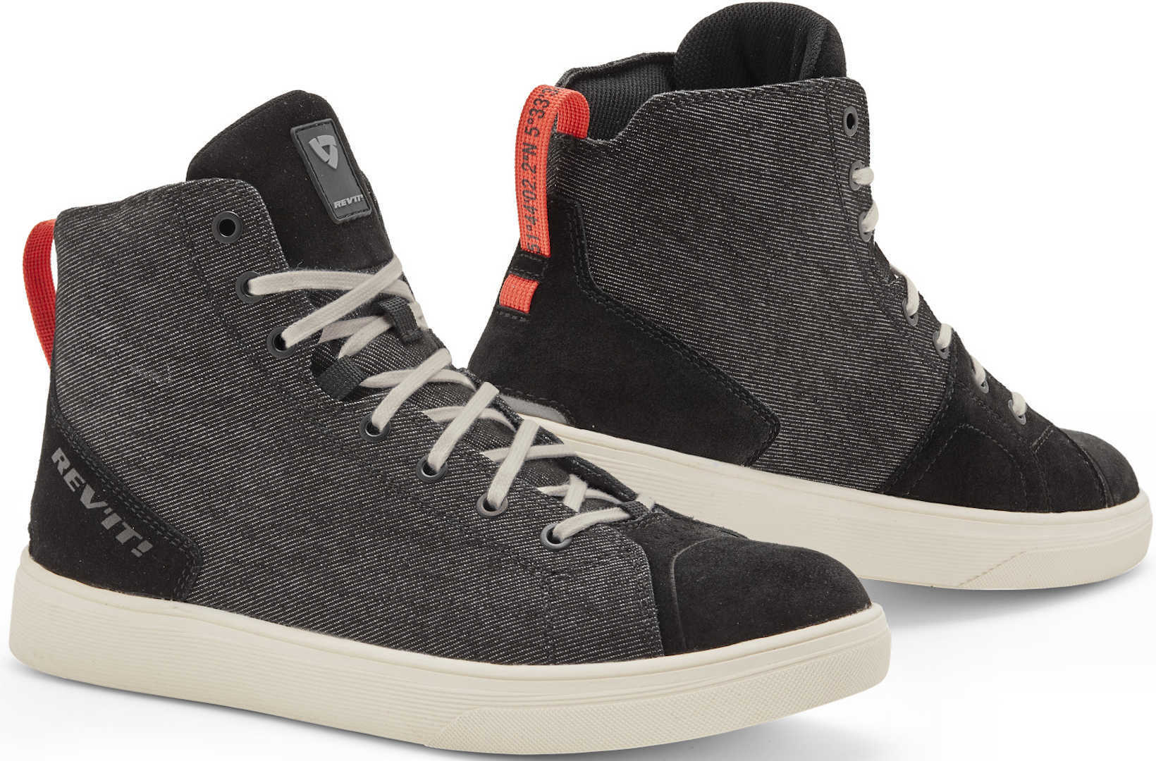 Revit Delta H2O Chaussures de moto Noir Gris taille : 45 Revit Delta H2O Chaussures de moto Noir Gris taille : 45