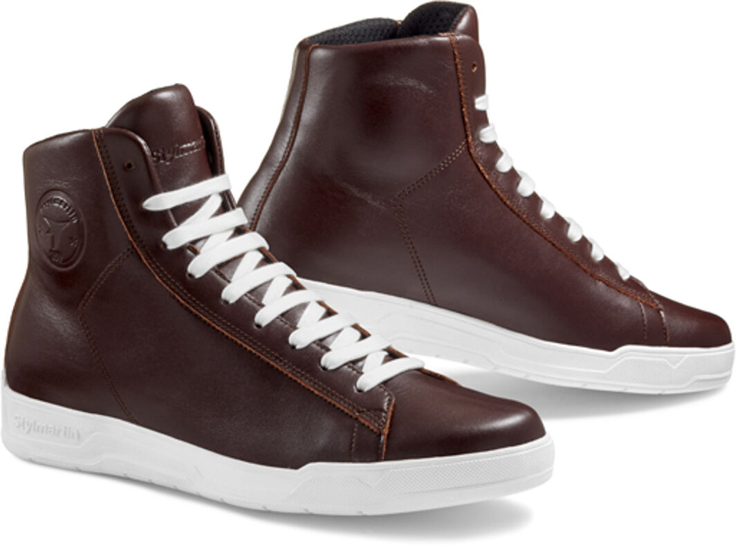 Stylmartin Core Chaussures de moto Blanc Brun taille : 46 Stylmartin Core Chaussures de moto Blanc Brun taille : 46