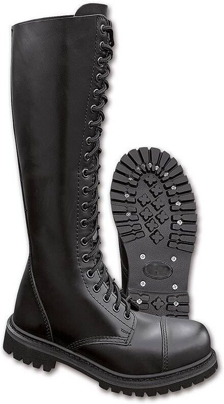 Brandit 20 Eyelet Bottes Noir taille : 38 Brandit 20 Eyelet Bottes Noir taille : 38