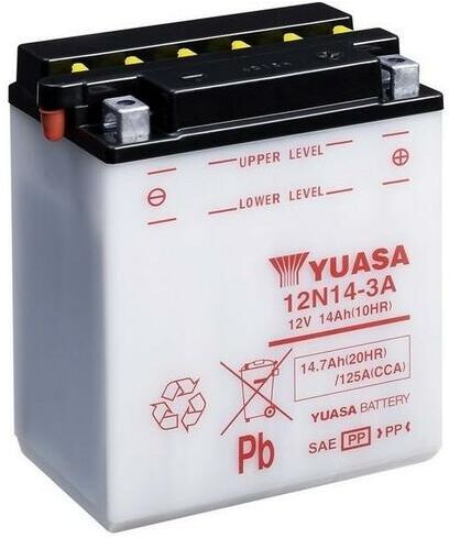 YUASA 12N14-3A Batterie sans pack acide taille :