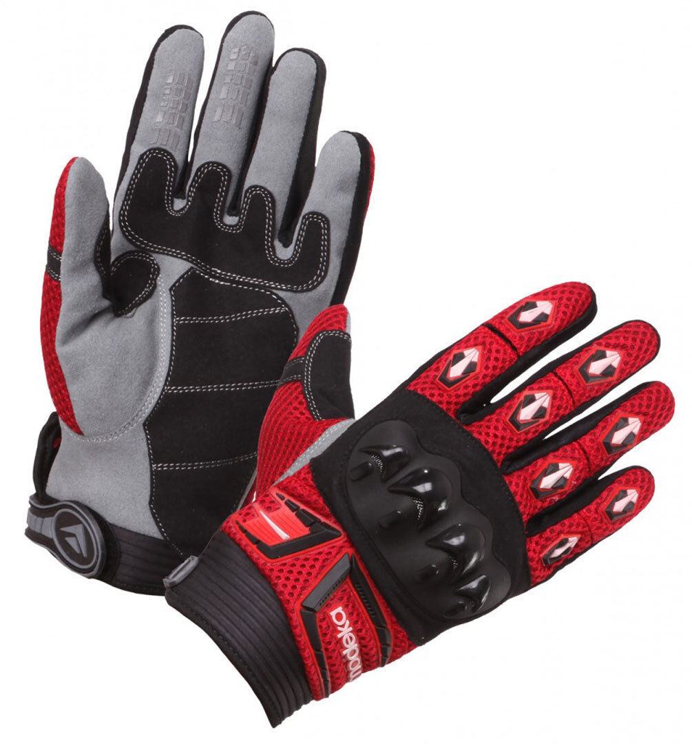 Modeka MX Top Gants Noir Rouge taille : 3XL