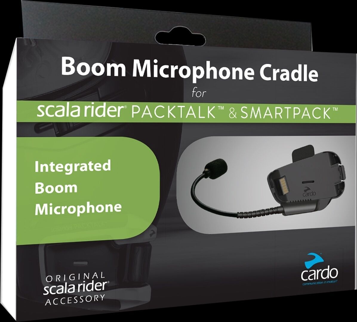 Cardo Packtalk / SmartH Berceau de microphone de boom Noir taille : unique taille