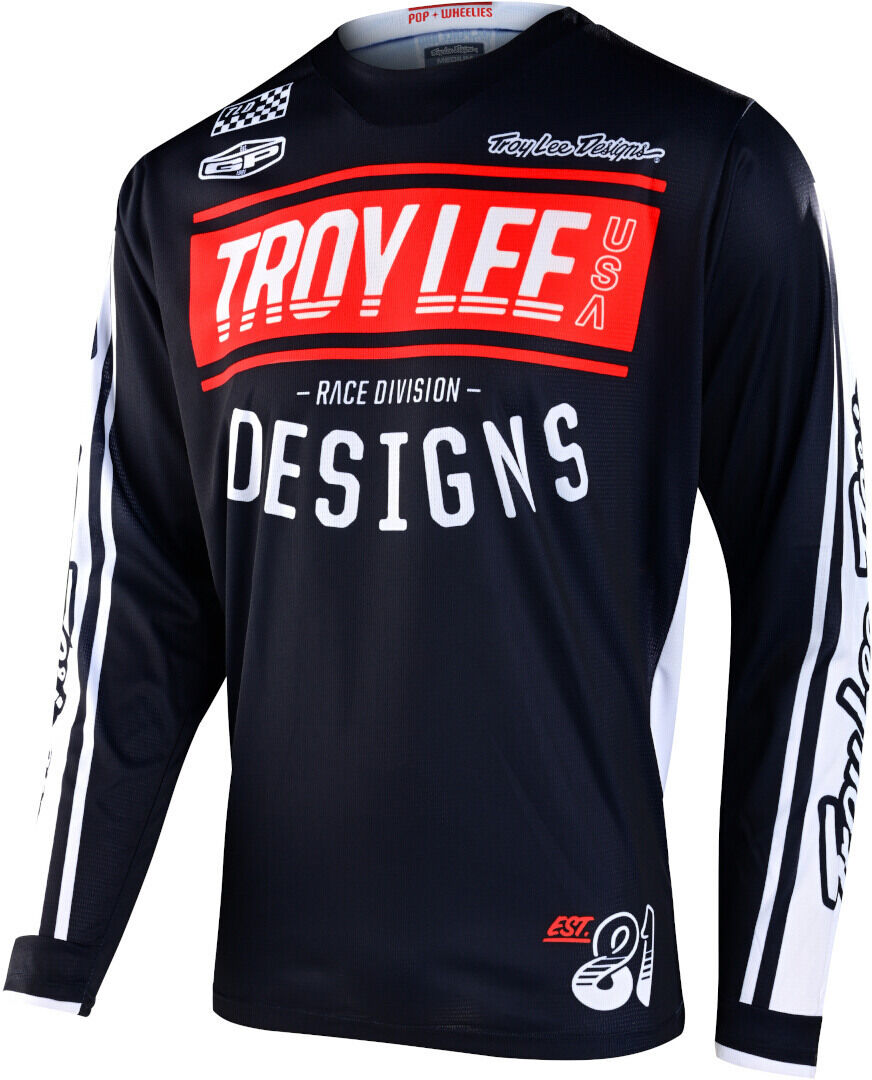 Troy Lee Designs GP Gear Race81 Maillot de motocross Rouge Bleu taille : M