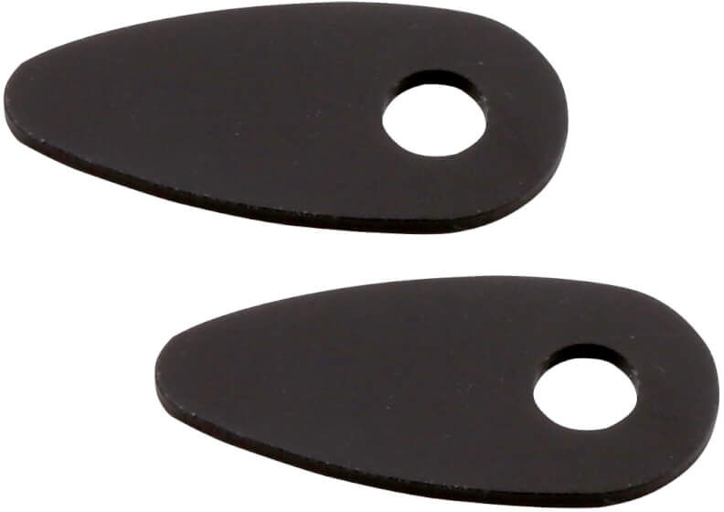 HIGHSIDER Plaques de montage INDY SPACER, Harley-Davidson®, Suzuki, Yamaha, Honda Noir taille :