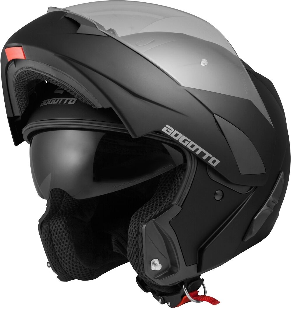 Casque Moto Modulable Bogotto FS-X600 Atyr - Homologation ECE 22.06, Visière Pinlock, Pare-soleil Intégré, Tailles XS à 2XL
