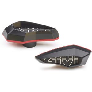 GIVI Coussinet de linteau GIVI en polymere renforce de fibre de verre en aluminium anodise, rouge taille :