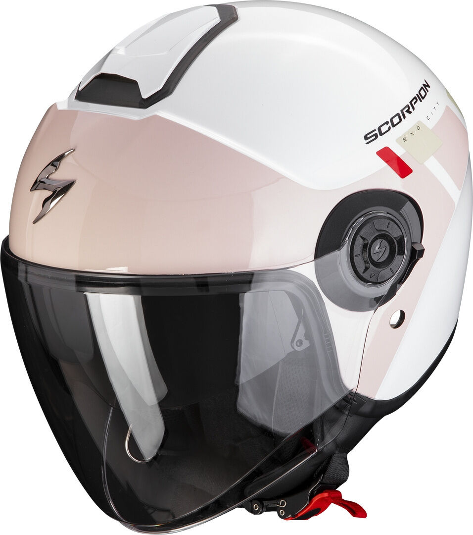 Scorpion Exo-City II Mall Casque Jet Blanc Rose taille : L