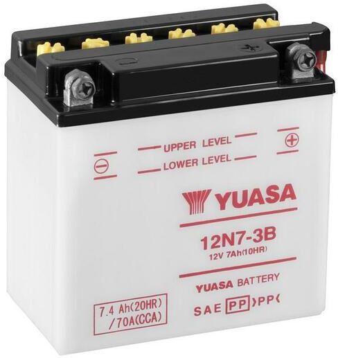 YUASA 12N7-3B Batterie sans pack acide taille : 135 mm