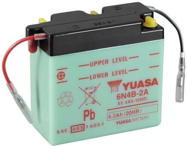 YUASA 6N4B-2A Batterie sans pack acide taille :