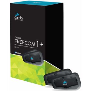 Cardo Freecom 1+ Duo Systeme de communication Double Pack Noir taille : unique taille