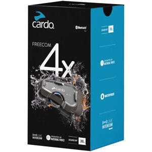 Cardo Freecom 4x Systeme de communication Single Pack Noir taille : unique taille