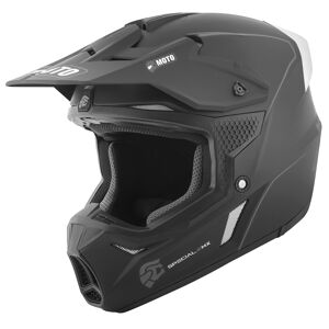 FC-Moto Merkur Straight Casque de motocross Noir Blanc taille : XS