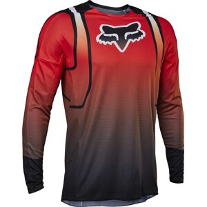 FOX 360 Vizen Maillot de motocross Noir Rouge taille : S