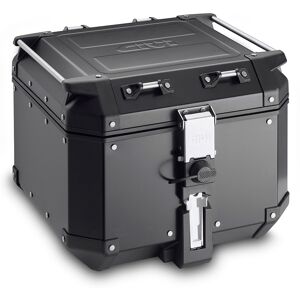 GIVI Trekker Outback 42 litres boitier aluminium Noir Argent taille 