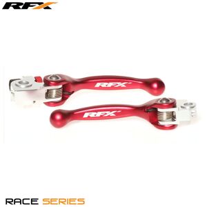RFX Jeu de leviers flexibles forges Race (Rouge) AJP Trials Tous les modeles (Mais pas Sherco) taille :