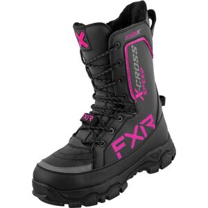 FXR X-Cross Speed Bottes de motoneige Noir Rose taille : 36