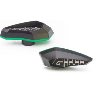 GIVI Coussinet de linteau GIVI en polymere renforce de fibre de verre en aluminium anodise, vert taille :