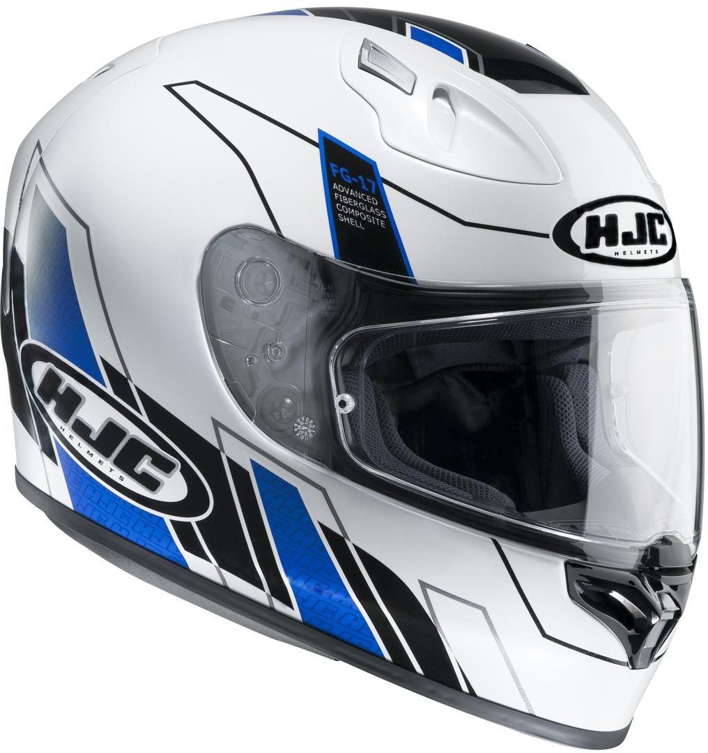 HJC FG-17 Zodd Casque Blanc Bleu taille : 2XL HJC FG-17 Zodd Casque Blanc Bleu taille : 2XL