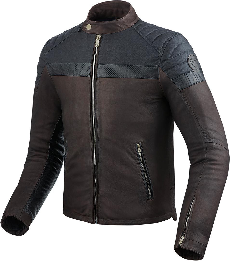 Revit Fargo Veste en cuir Brun taille : 52 Revit Fargo Veste en cuir Brun taille : 52