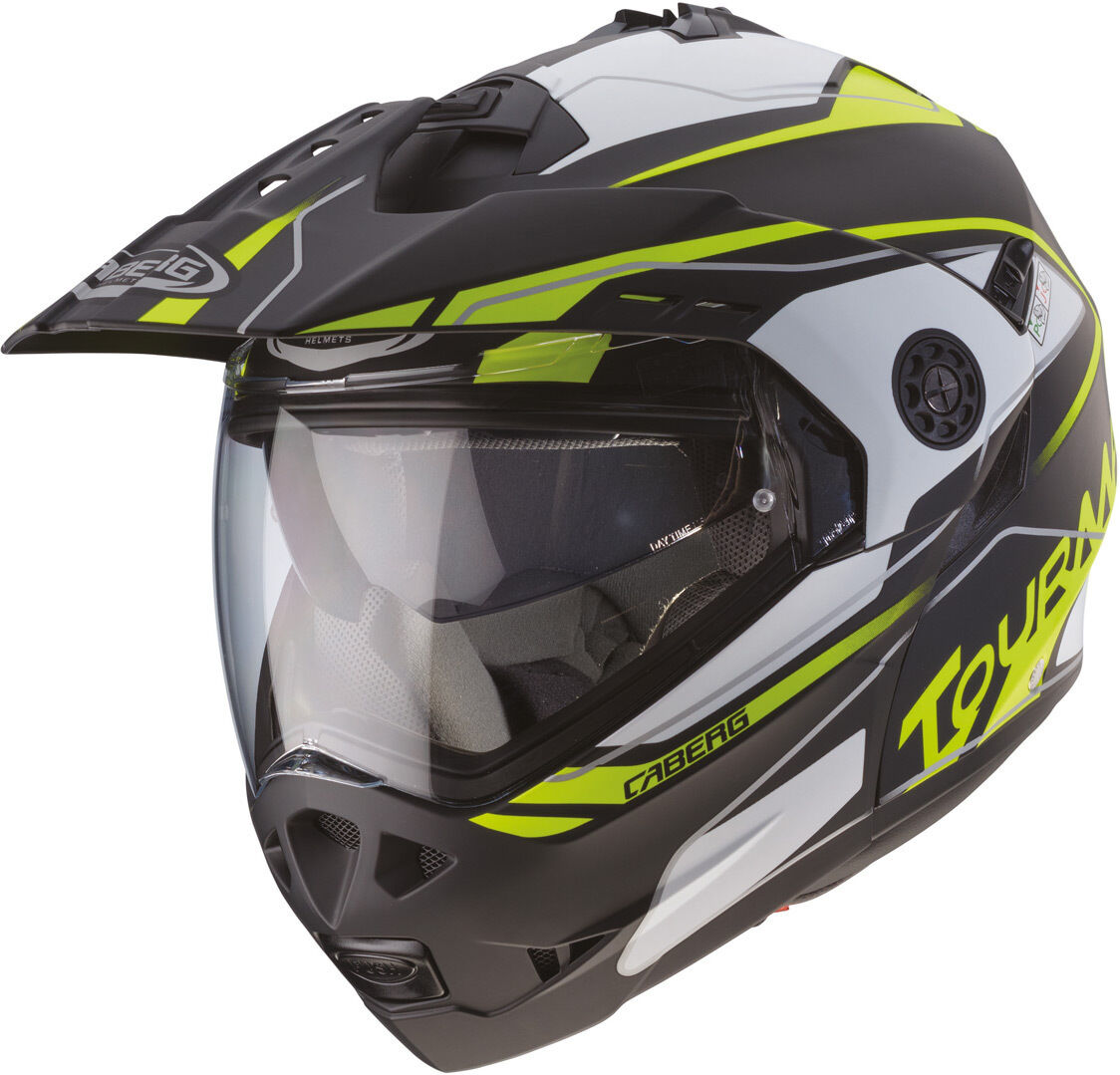 Caberg Tourmax Marathon Casque Noir Vert taille : M Caberg Tourmax Marathon Casque Noir Vert taille : M