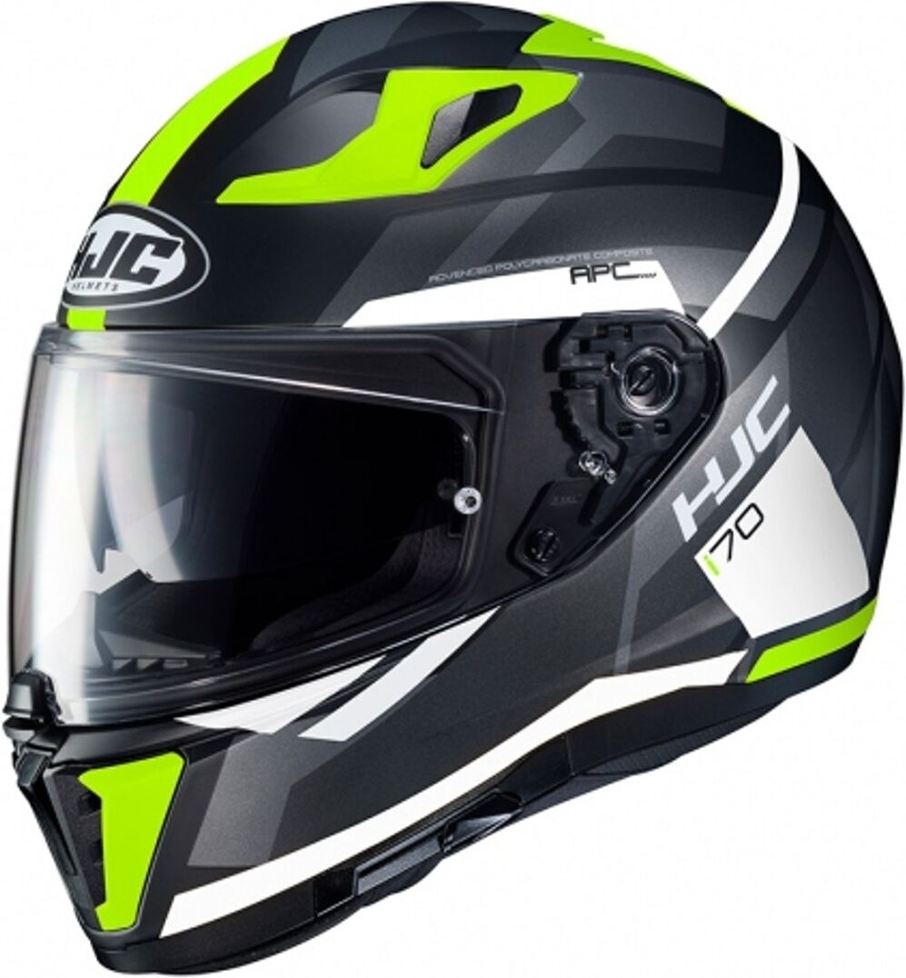 HJC i70 Elim Casque Noir Jaune taille : M HJC i70 Elim Casque Noir Jaune taille : M