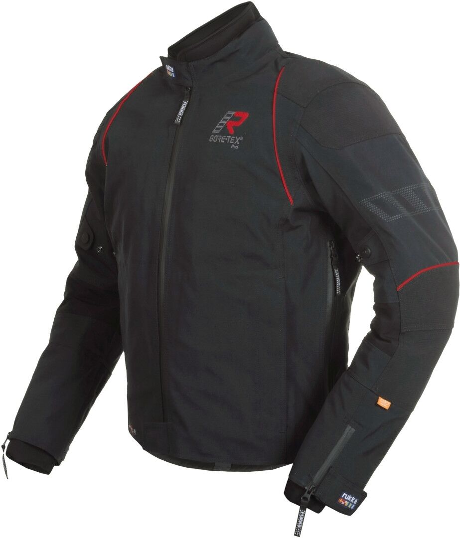 Rukka Armarone Gore-Tex Veste textile moto Noir Rouge taille : 50 Rukka Armarone Gore-Tex Veste textile moto Noir Rouge taille : 50
