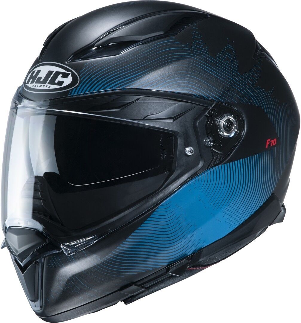 HJC F70 Samos Casque Noir Bleu taille : S HJC F70 Samos Casque Noir Bleu taille : S