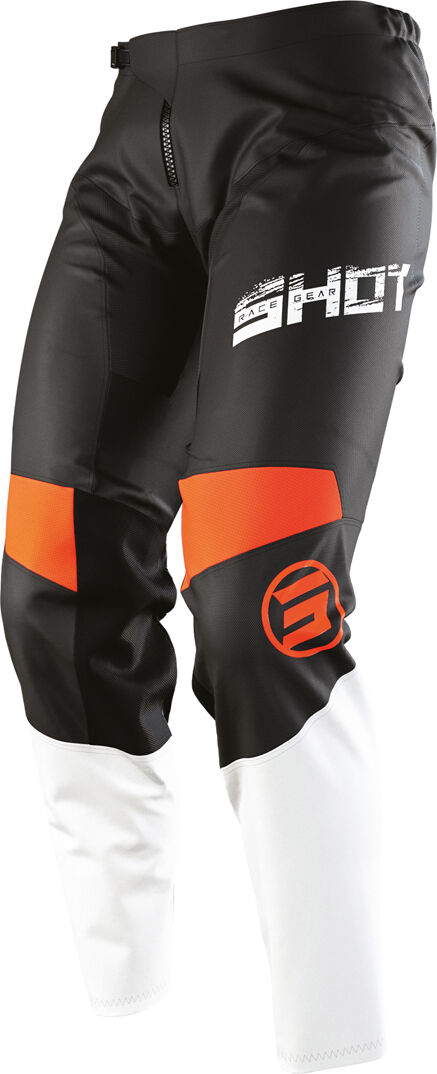 Shot Devo Slam Pantalon de motocross pour enfants Noir Orange taille : 8/9 Shot Devo Slam Pantalon de motocross pour enfants Noir Orange taille : 8/9