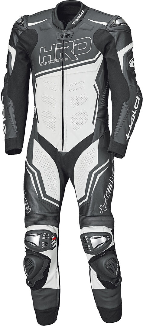 Held Slade II Costume en cuir de moto one piece Noir Blanc taille : XL 50 Held Slade II Costume en cuir de moto one piece Noir Blanc taille : XL 50