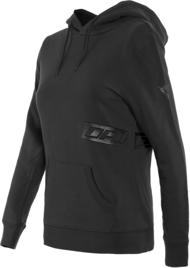 Dainese Paddock Sport Sweat à capuche pour dames Noir taille : L Dainese Paddock Sport Sweat à capuche pour dames Noir taille : L