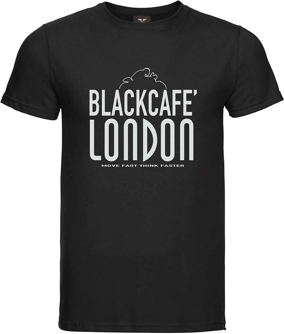 Black-Cafe London Classic T-Shirt Noir Blanc taille : 3XL Black-Cafe London Classic T-Shirt Noir Blanc taille : 3XL