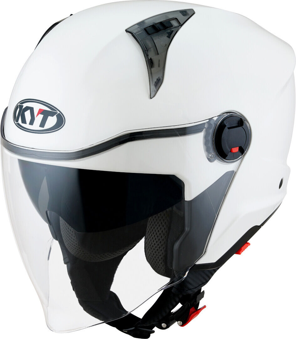 KYT D-City Plain Casque jet Blanc taille : XS KYT D-City Plain Casque jet Blanc taille : XS