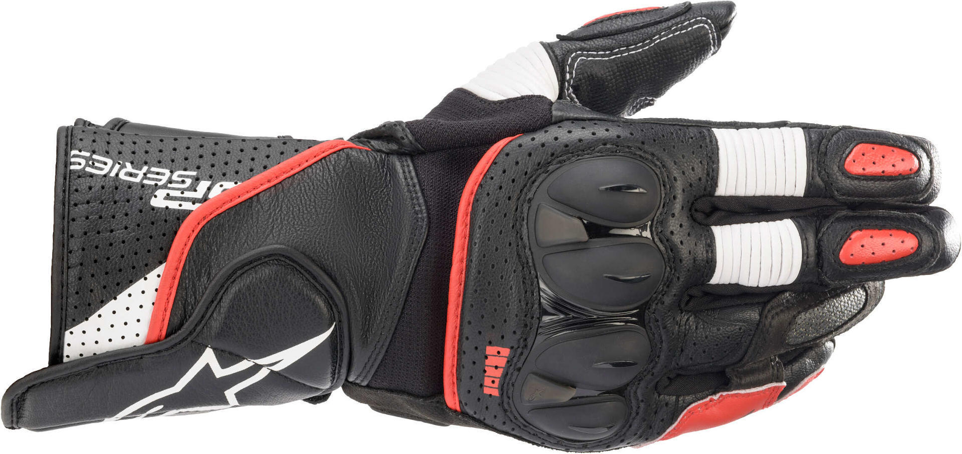 Alpinestars SP-2 V3 Gants de moto Noir Blanc Rouge taille : L Alpinestars SP-2 V3 Gants de moto Noir Blanc Rouge taille : L