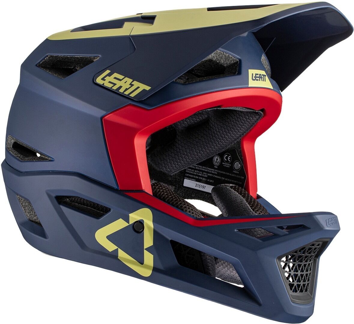 Leatt MTB 4.0 DH Casque de descente Bleu taille : M Leatt MTB 4.0 DH Casque de descente Bleu taille : M