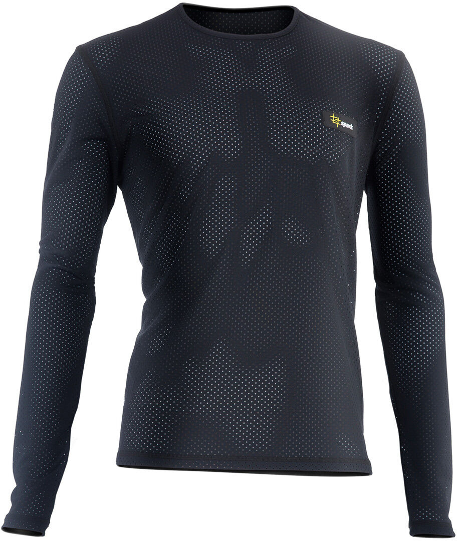 Spark Malias Fresh+ Long Chemise fonctionnelle Noir taille : L Spark Malias Fresh+ Long Chemise fonctionnelle Noir taille : L