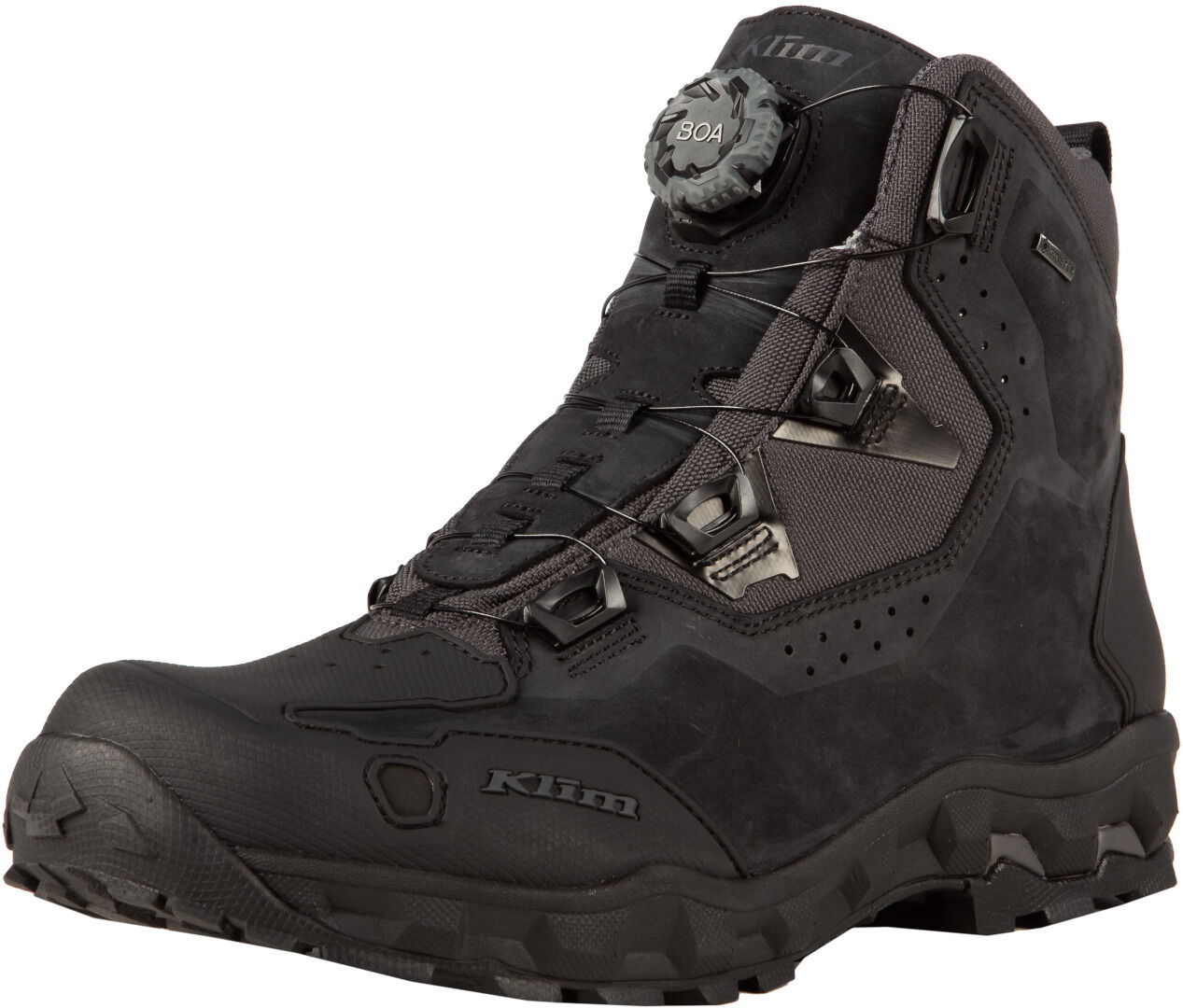 Klim Outlander GTX Bottes de moto Noir Gris taille : 45 Klim Outlander GTX Bottes de moto Noir Gris taille : 45