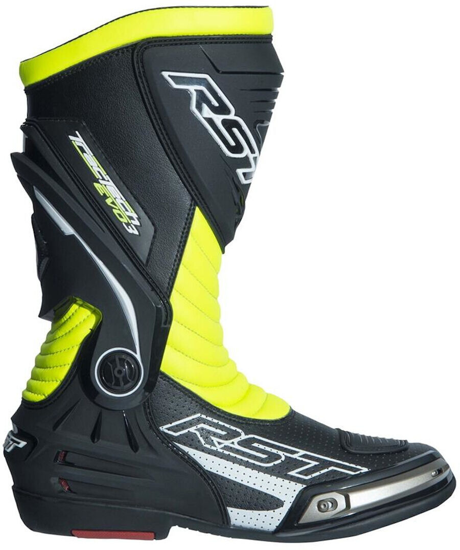 RST Tractech Evo III Sport Botte de moto Noir Jaune taille : 44 RST Tractech Evo III Sport Botte de moto Noir Jaune taille : 44